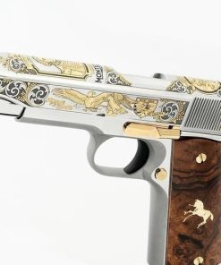 Colt Firearms 1911 Lost States Series - Gadsden Polished Stainless/24K Gold .45 ACP 5" Barrel 8-Rounds