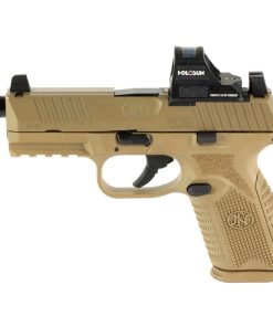 FN 509M Tactical Flat Dark Earth 9mm 4.5" Barrel 15/24-Rounds w/ Holosun 407C Red Dot Sight