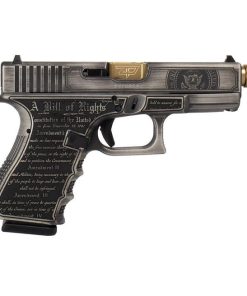 Glock 19 Gen 3 "Trump" USA-Made Silver 9mm 4.6" Barrel 15-Rounds Threaded Barrel