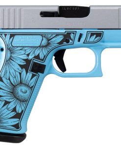 Glock 43X Miss Daisy Blue / Silver 9mm 3.4" Barrel 10-Rounds
