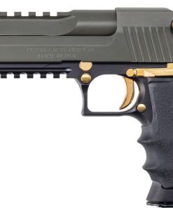 Magnum Research Desert Eagle L6 Black / Green / Gold .50 AE 6" Barrel 7-Rounds