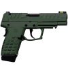 Kel-Tec P15 9mm Luger 4in Green Pistol - 15+1 Rounds