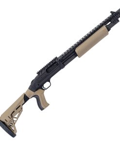 Mossberg 500 ATI Tactical 12 Gauge 3in Blued/FDE Pump Action Shotgun - 18.5in