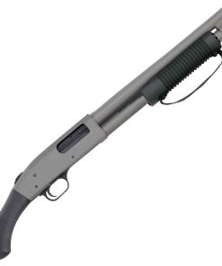 Mossberg 590 Shockwave JIC 12 Gauge 3in Stainless Pump Firearm - 14.38in