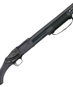 Mossberg 590 Shockwave Laser 12 Gauge 3in Saddle Black Pump Firearm - 14.38in