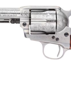 Taylors and Co 1873 Cattleman Steel .45 LC 4.75" Barrel 6-Rounds Floral Engraved