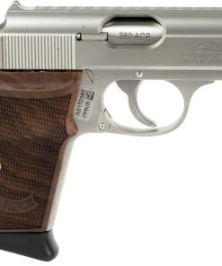 Walther PPK/S Stainless .380 ACP 3.35" Barrel 7-Rounds Walnut Grips